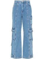 Gestuz pantalon en jean ZoyGZ à poches cargo - Bleu