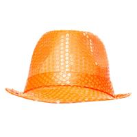 Lg-imports Gangsterhoed Unisex 20 Cm Oranje