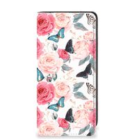 Samsung Galaxy A41 Smart Cover Butterfly Roses - thumbnail