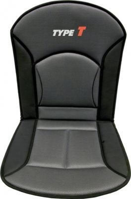 Carpoint stoelkussen Type T 90 x 45 cm zwart/grijs Carpoint stoelkussen Type T 90 x 45 cm zwart/grijs