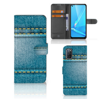 OPPO A72 | OPPO A52 Wallet Case met Pasjes Jeans