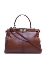 Fendi Pre-Owned sac à main Peekaboo en cuir - Marron