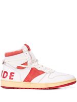 RHUDE baskets montantes BBall - Blanc - thumbnail