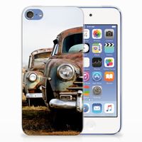 Apple iPod Touch 5 | 6 Siliconen Hoesje met foto Vintage Auto - thumbnail