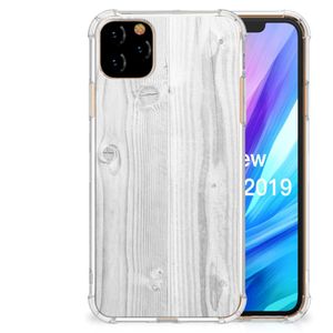 Apple iPhone 11 Pro Max Stevig Telefoonhoesje White Wood