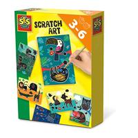 SES Creative 14622 Scratch art (dieren)