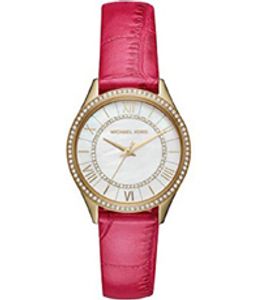 Horlogeband Michael Kors MK2709 Leder Roze 16mm