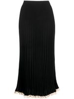 Proenza Schouler Silk Cashmere Skirt - Noir