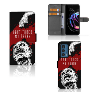 Motorola Edge 20 Pro Portemonnee Hoesje Zombie Blood