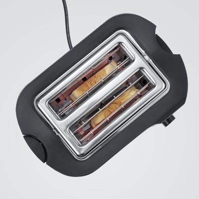 Severin AT 9552 broodrooster 2 snede(n) 800 W Zwart