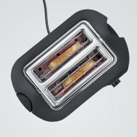 Severin AT 9552 broodrooster 2 snede(n) 800 W Zwart