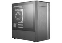 Cooler Master MasterBox NR400 met ODD - mATX Mini tower behuizing met zijpaneel van gehard glas, 2 x 120mm geïnstalleerde fans, flexibele air flow configuraties, kabelmanagement
