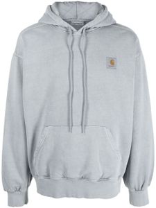 Carhartt WIP hoodie en coton à patch logo - Gris