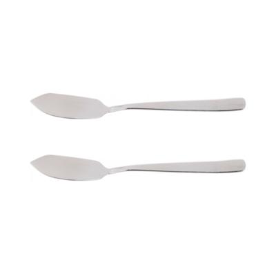 Alpina Bestek Vismes - Chroom - 21,5 cm - 2 Stuks Alpina Bestek Vismes - Chroom - 21,5 cm - 2 Stuks