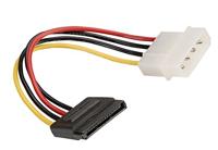ROLINE adapterkabel 4 pin HDD/SATA, 0,15 m