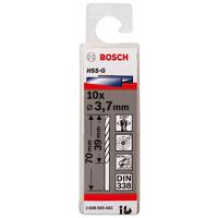 Bosch 10x PRO Metal HSS-G spiraalboor standaardlengte (voor Non-ferrometalen, Staal, Ø 3,70 mm, Professional Accessoires Boor-/schroefmachines)