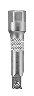 kwb Professionele 1/4 inch verlengstuk (lengte: 50 mm, buitenvierkant met kogelbeveiliging, CV-staal, mat verchroomd)