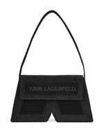 Karl Lagerfeld sac porté épaule IKON K en cuir - Noir - thumbnail