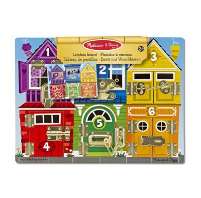 Melissa & Doug Houten Speelbord met Slotjes Melissa & Doug Houten Speelbord met Slotjes