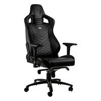 noblechairs EPIC Gaming Stoel - Bureaustoel - Gaming Chair - Imitatieleer - Inclusief kussens - Zwart/Blauw