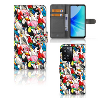 PPO A57 | A57s | A77 4G Telefoonhoesje met Pasjes Birds