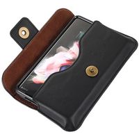 Samsung Galaxy Z Fold3 5G Horizontaal Holster Hoesje - Zwart - thumbnail