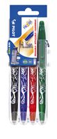 Rollerpen Pilot Frixion Set2Go BL-FR7 0.35mm set ÃƒÆ' 4 stuks basis ass - thumbnail