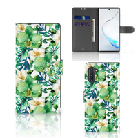 Samsung Galaxy Note 10 Hoesje Orchidee Groen