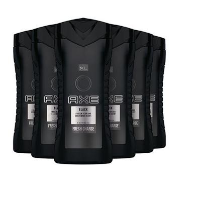 Axe douchegel Black 3-in-1 (6 flessen)