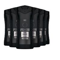 Axe douchegel Black 3-in-1 (6 flessen)