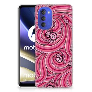 Motorola Moto G51 5G Hoesje maken Swirl Pink