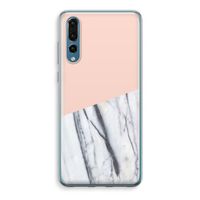 A touch of peach: Huawei P20 Pro Transparant Hoesje