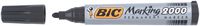 Bic permanent marker 2000-2300 zwart, schrijfbreedte 1,7 mm, ronde punt - thumbnail