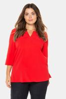 Ulla Popken Tuniek, A-lijn, 3/4 mouwen, zijsplitten - Grote Maten