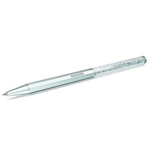 Swarovski 5669935 Pen Crystalline ballpoint Achthoekig zilverkleurig-blauw 0,8 x 14,5 cm