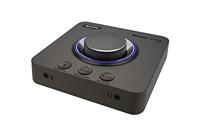 Creative Sound Blaster X4 Externe geluidskaart USB DAC en versterker met hoge resolutie 24 bits/192 kHz, Super X-Fi, multi-kanaal, discrete surround 7.1, optische ingang en uitgang, line-in