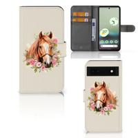 Telefoonhoesje met Pasjes voor Google Pixel 6A Paard - thumbnail