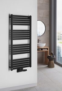 Sapho Grunt radiator 105x50cm 465W zwart mat