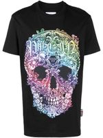 Philipp Plein t-shirt à imprimé baroque - Noir