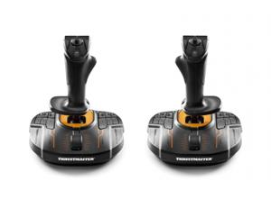 Thrustmaster T.16000M FCS SPACE SIM DUO Zwart, Oranje USB Joystick Analoog/digitaal PC