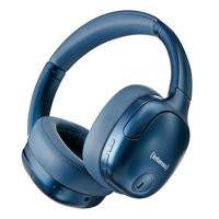 Intenso O400HA Over-Ear Hoofdtelefoon, hybride actieve ruisonderdrukking, tot 75 uur looptijd en Bluetooth 5.3, met muziekmodus, transparantiemodus en snelle oplaadtijd, blauw