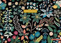 ZNU weekplanner Floral Black 30 x 21 cm papier
