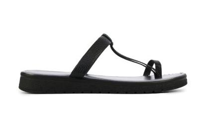 Ilse Jacobsen Dames Slippers in Imitatie leer (Zwart) Ilse Jacobsen Dames Slippers in Imitatie leer (Zwart)