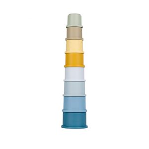 Rubo Toys Little Dutch Stapelbekers Blauw