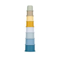 Rubo Toys Little Dutch Stapelbekers Blauw - thumbnail