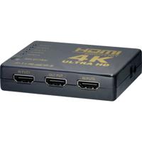 Maxtrack CS 1-5 L HDMI-switch Met afstandsbediening Zwart