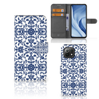 Xiaomi 11 Lite 5G NE | Mi 11 Lite Hoesje Flower Blue - thumbnail