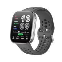 Amazfit Bip 6 Smart Watch 46 mm, 14 dagen accu, 1,97 inch AMOLED, GPS & gratis kaartmateriaal, AI, Bluetooth oproep-tekstfunctie, gezondheid, fitness slaaptracker, 140+ trainingsmodi, 5 ATM, houtskool