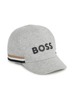 BOSS Kidswear casquette en coton à logo imprimé - Gris - thumbnail