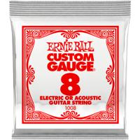 Ernie Ball 1008 Plain Steel .008 losse gitaarsnaar